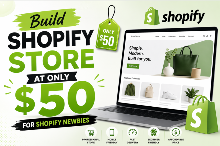 How to Build a Shopify Store for Just $50: A Beginner’s Guide